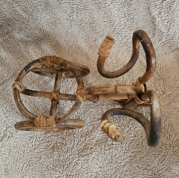 Decorative Rattan Tricycle Plant Stand - Picture 6 of 6